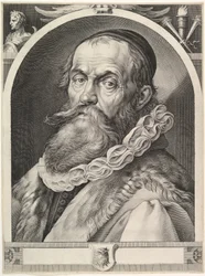 Ritratto di Hendrick Goltzius, pub. 1617